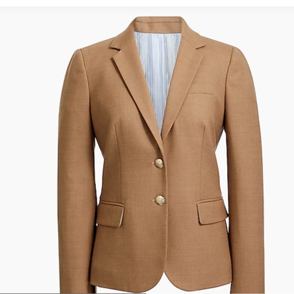 J.Crew | Original Schoolboy Blazer Camel NWOT - Picture 2 of 9